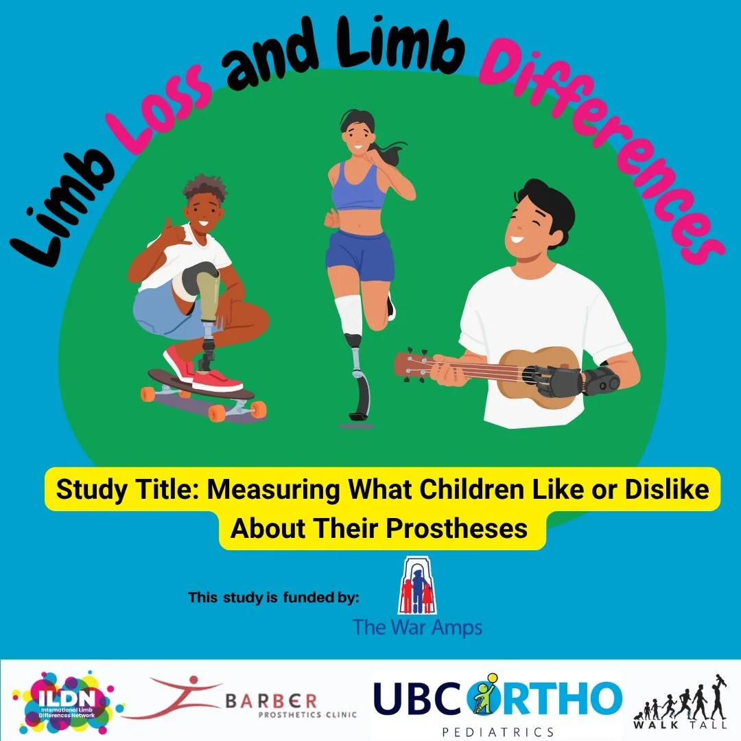 April is Limb Loss and Limb Difference Awareness Month, a time to recognize the experiences of individuals living with limb differences and to highlight the importance of research that centres patient perspectives.

At the International Limb Differen