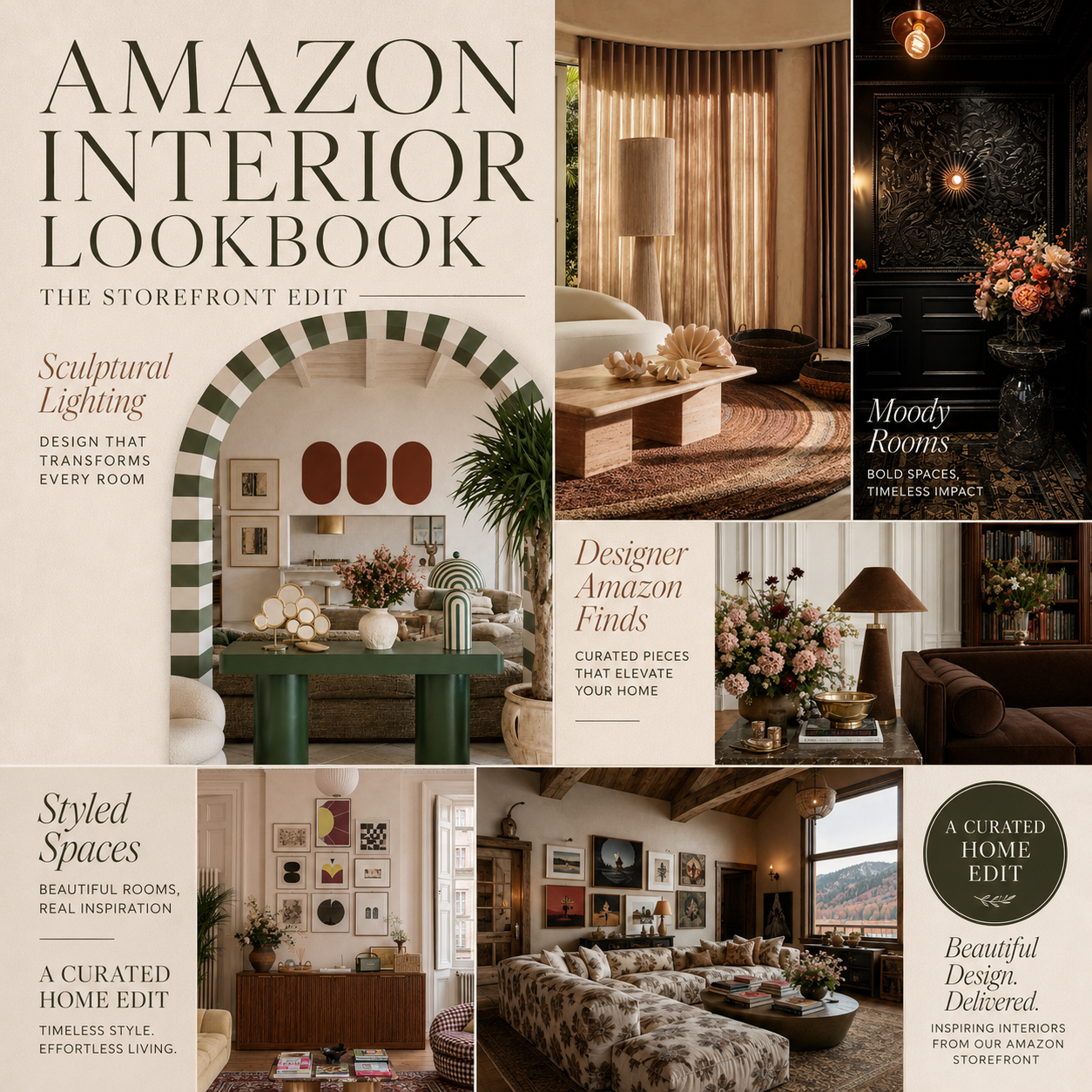 Amazon Interior Lookbook: Designer-Looking Finds Styled in Dreamy Rooms