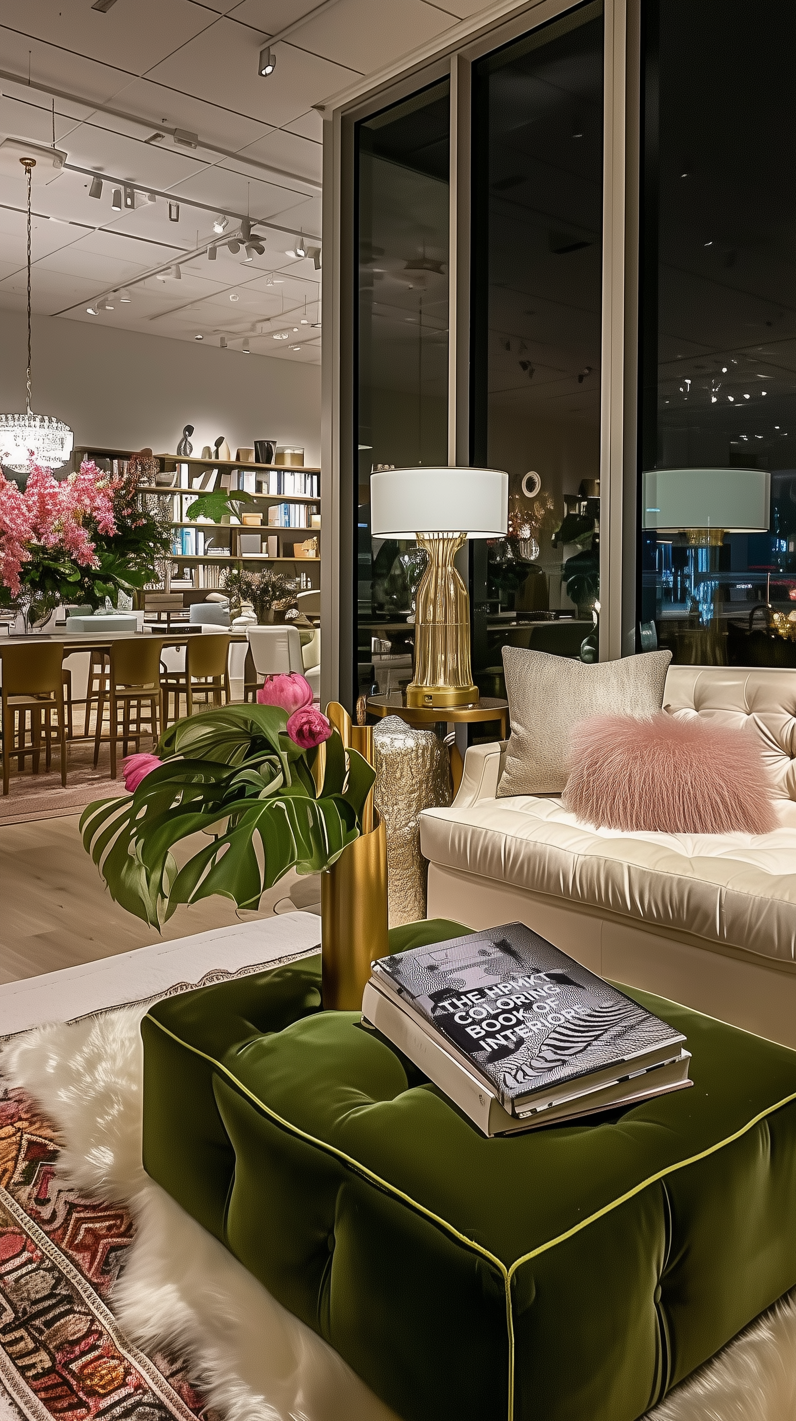 The Big Coloring Book of Interiors: Maximalist to Minimalist Rooms to Relax, Inspire, and Design Your Dream Space