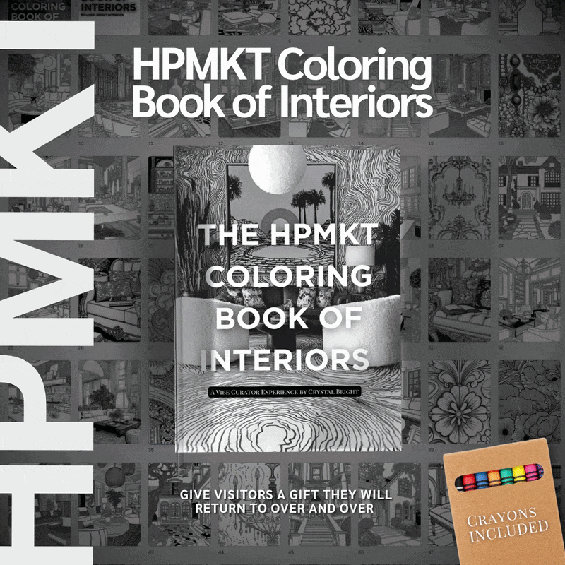 HPMKT Coloring Book of Interiors Showroom Edition