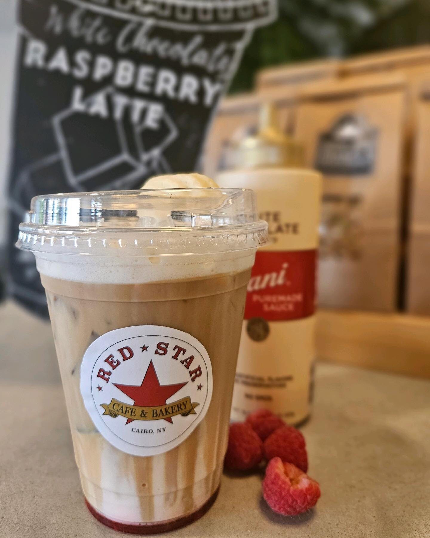 Our May drink special is here! 🚨 It&rsquo;s a mouthwatering white chocolate raspberry latte that&rsquo;ll have you coming back for more. 😉 Come grab one on this beautiful Sunday and all month long.