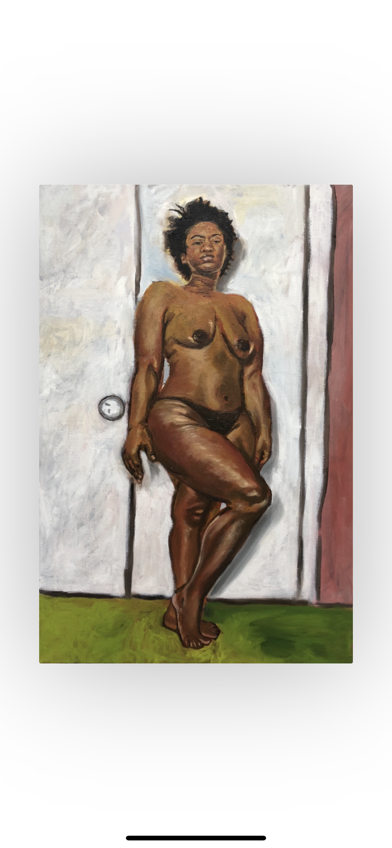 Title: Key's room
year: 2018
Medium: oil on canvas
Size: 36x24 inch