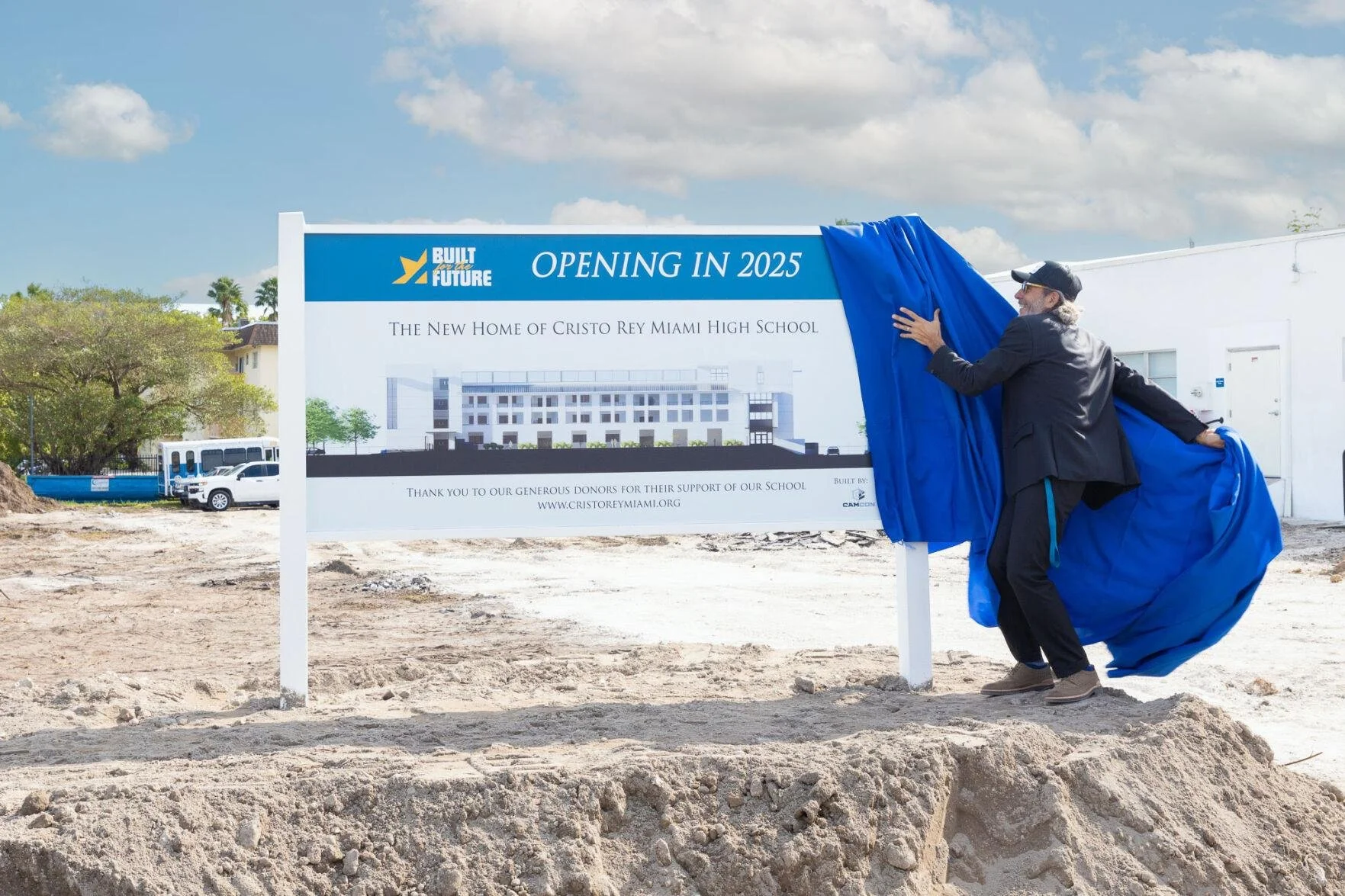Cristo Rey Miami High School breaks ground for new building — Cristo ...