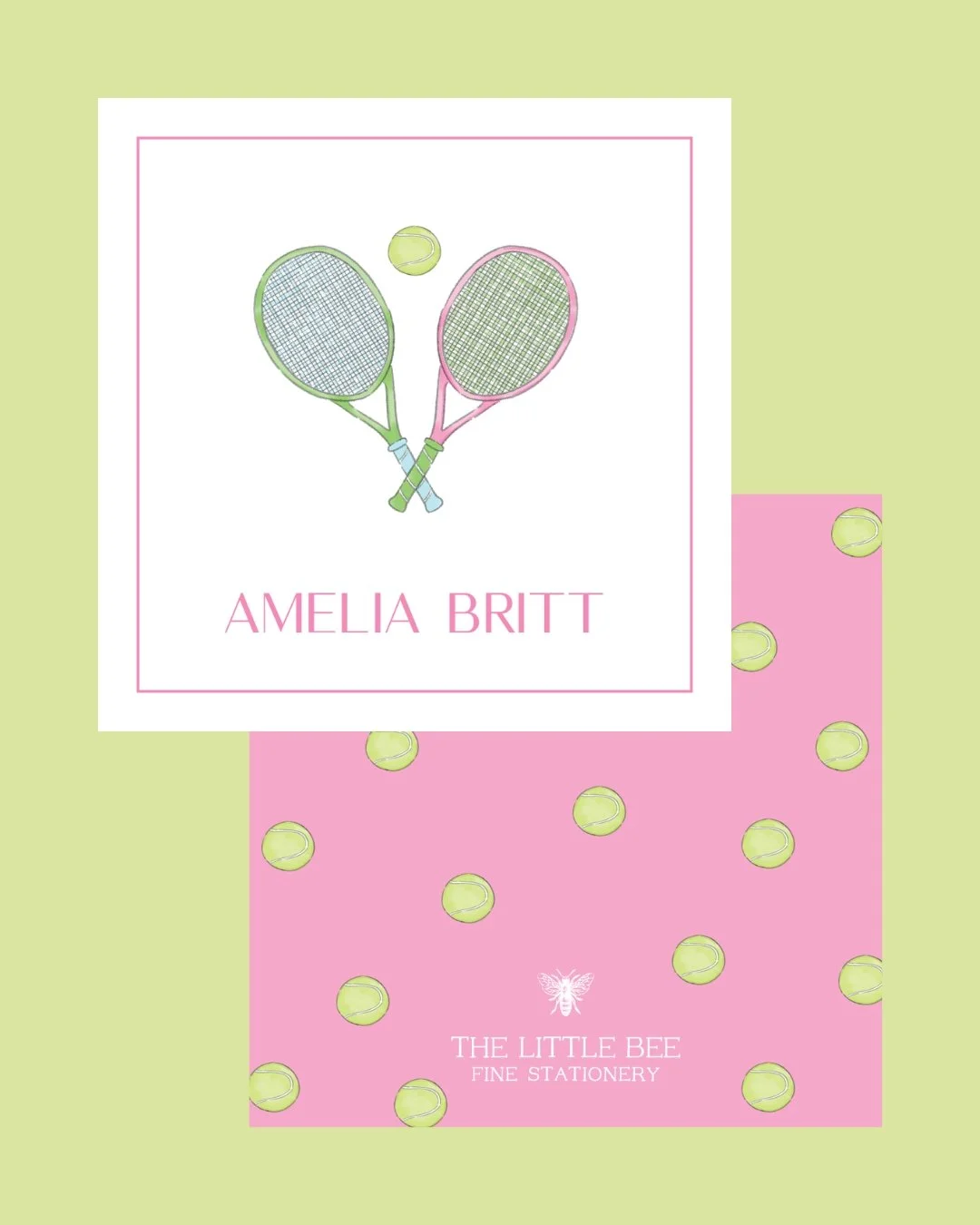 Game, set, match 🎾

This is a design for a bag tag but also makes a great calling card. DM to order yours!