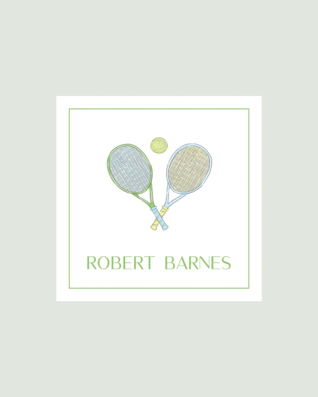 Own the court with your custom bag tag 🎾
