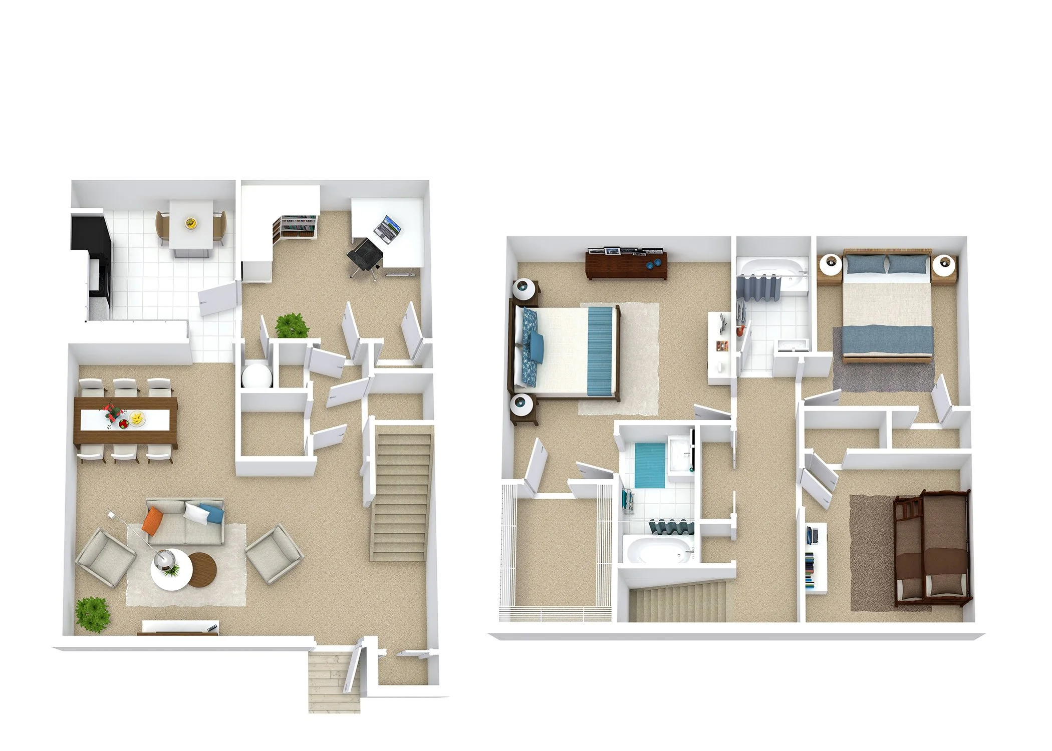 3 Bedroom | 2 Bathroom Townhome