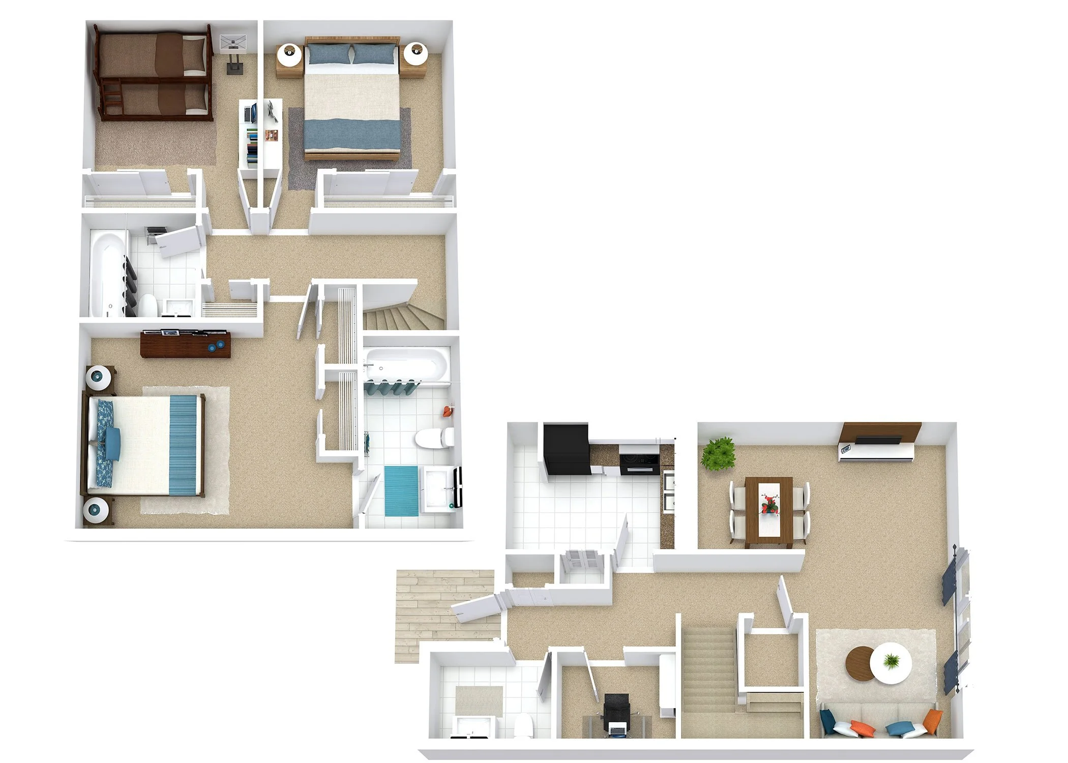3 Bedroom | 2.5 Bathroom Townhome