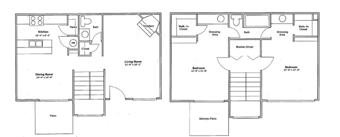 2 Bedroom | 1.5 Bathroom