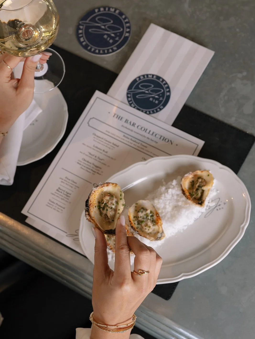 Half shell happiness is happening at the bar tonight... &amp; so is wine night.

Have yourself a JoJo&rsquo;s Monday evening.