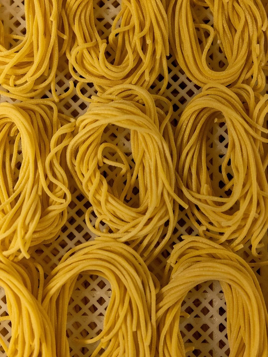 first comes the spaghetti, then comes the meatballs.