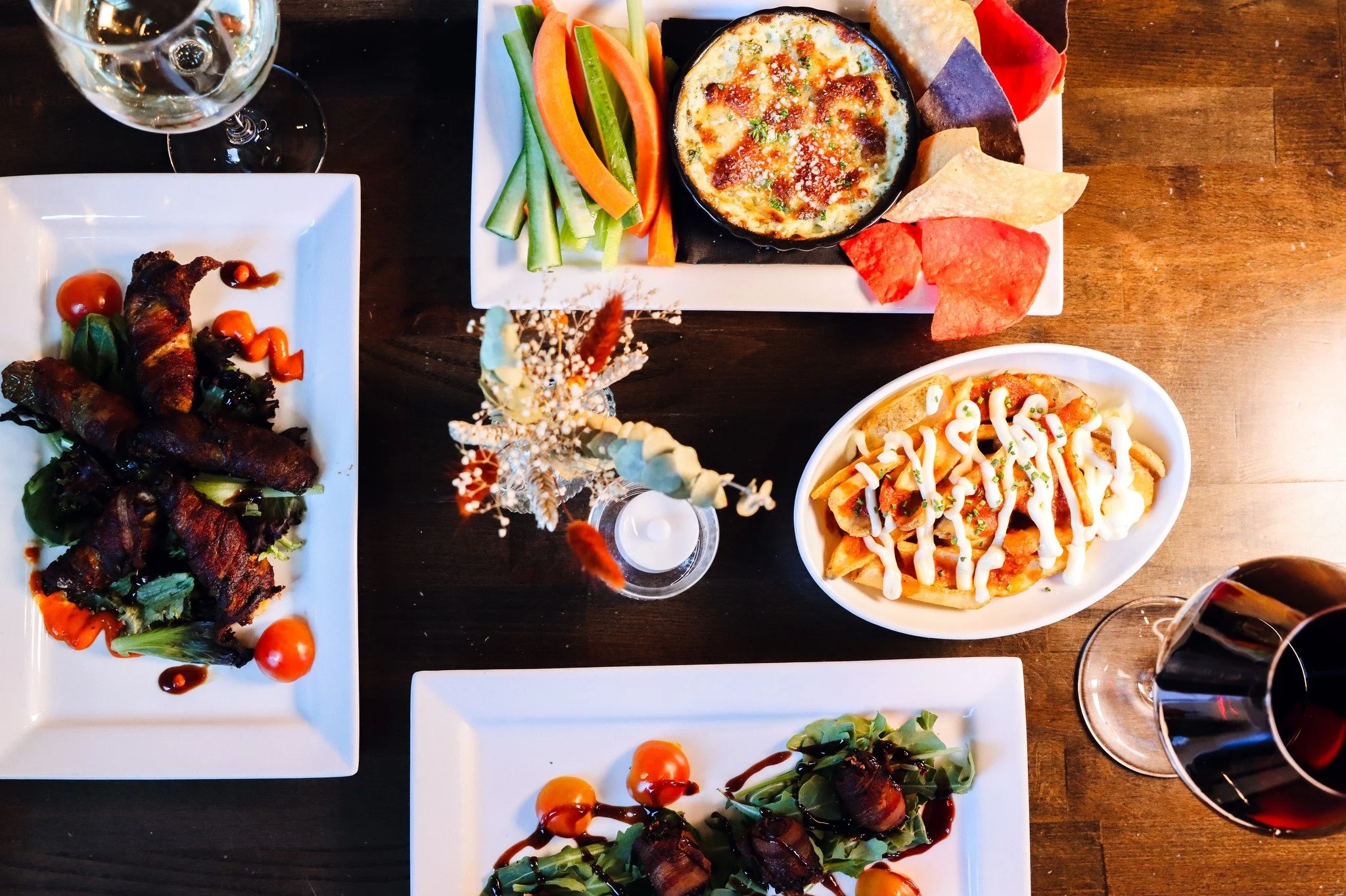 tapas, a glass of wine, and some good people to share it with &gt;&gt;