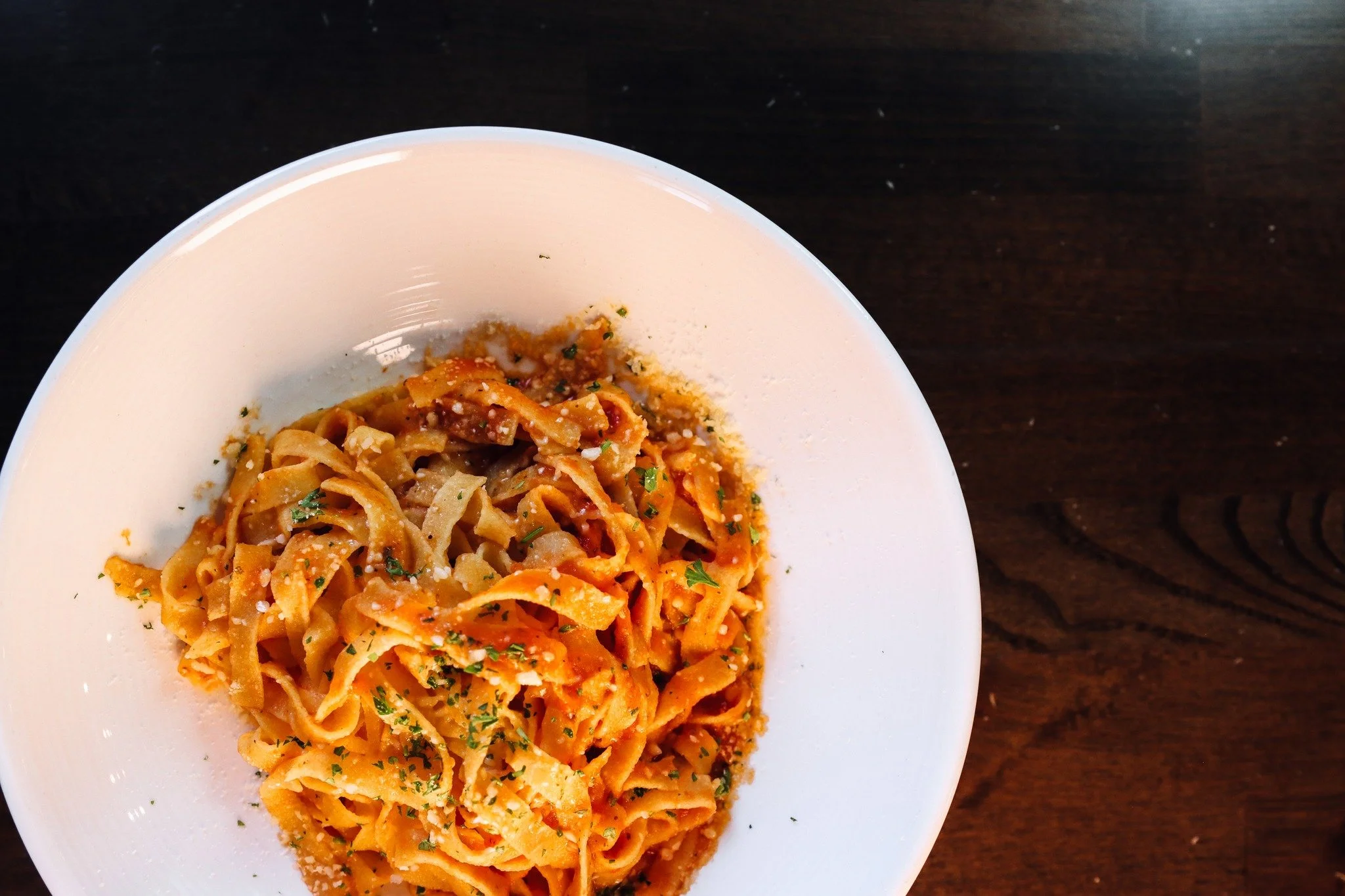 Happy National Pasta Day 🍝 
Our house-made pasta can be enjoyed so many different ways: with our delicious Chicken Parmesan, or paired with our Chicken Saltimbocca, or create your own pasta dish to your liking with your choice of sauce &amp; protein