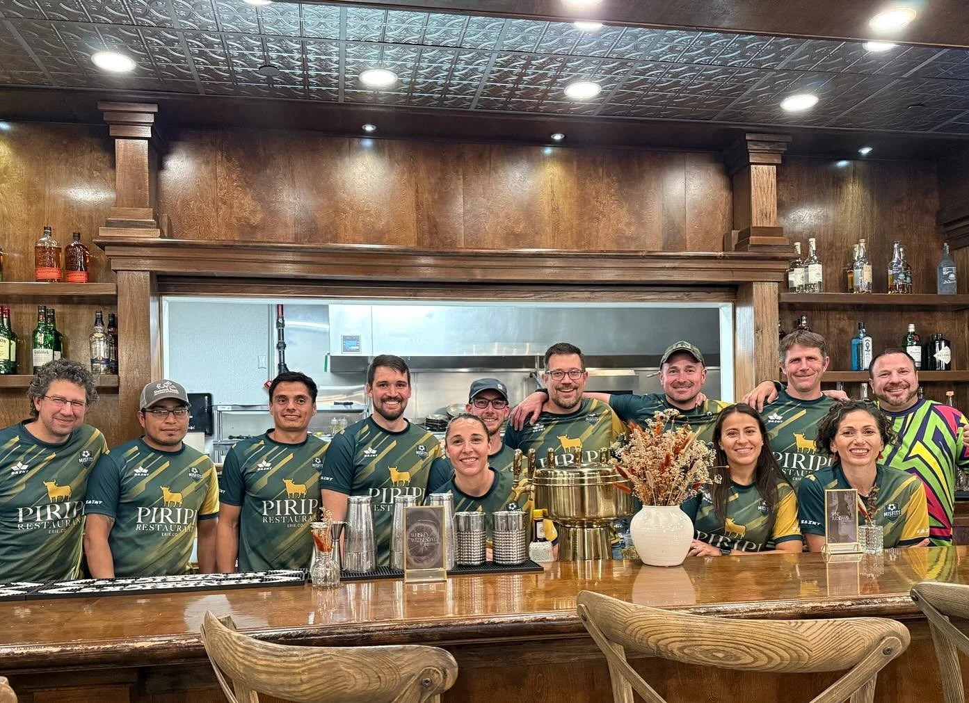 Had some special guests stop in tonight! Congratulations to our sponsorship team The Misfits for winning the Erie Fall Championship! ⚽️