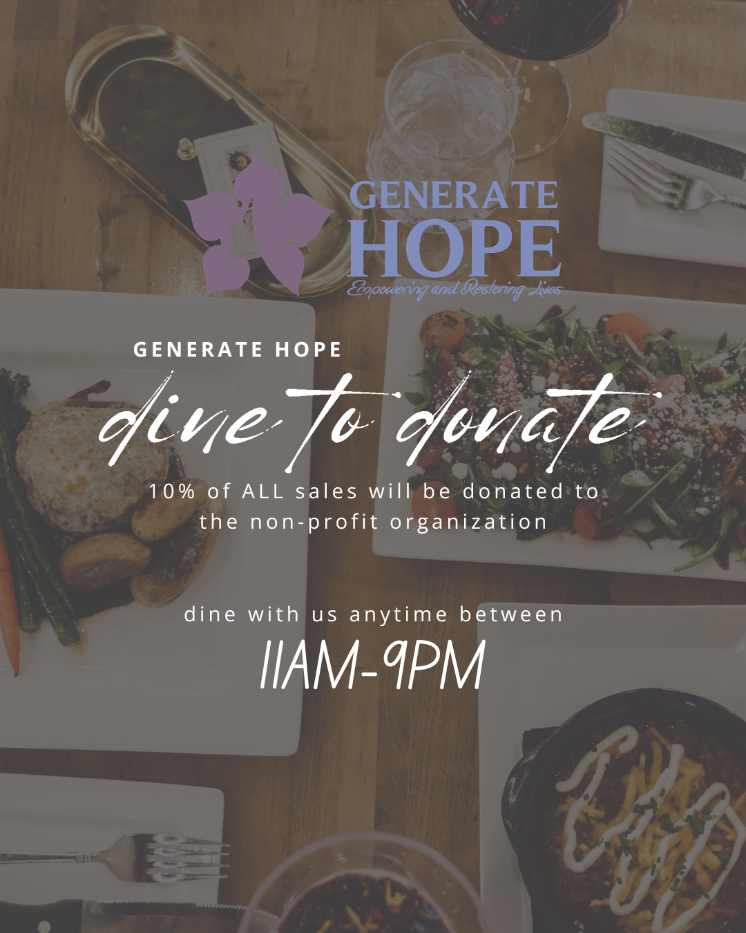 Generate Hope Dine-to-Donate