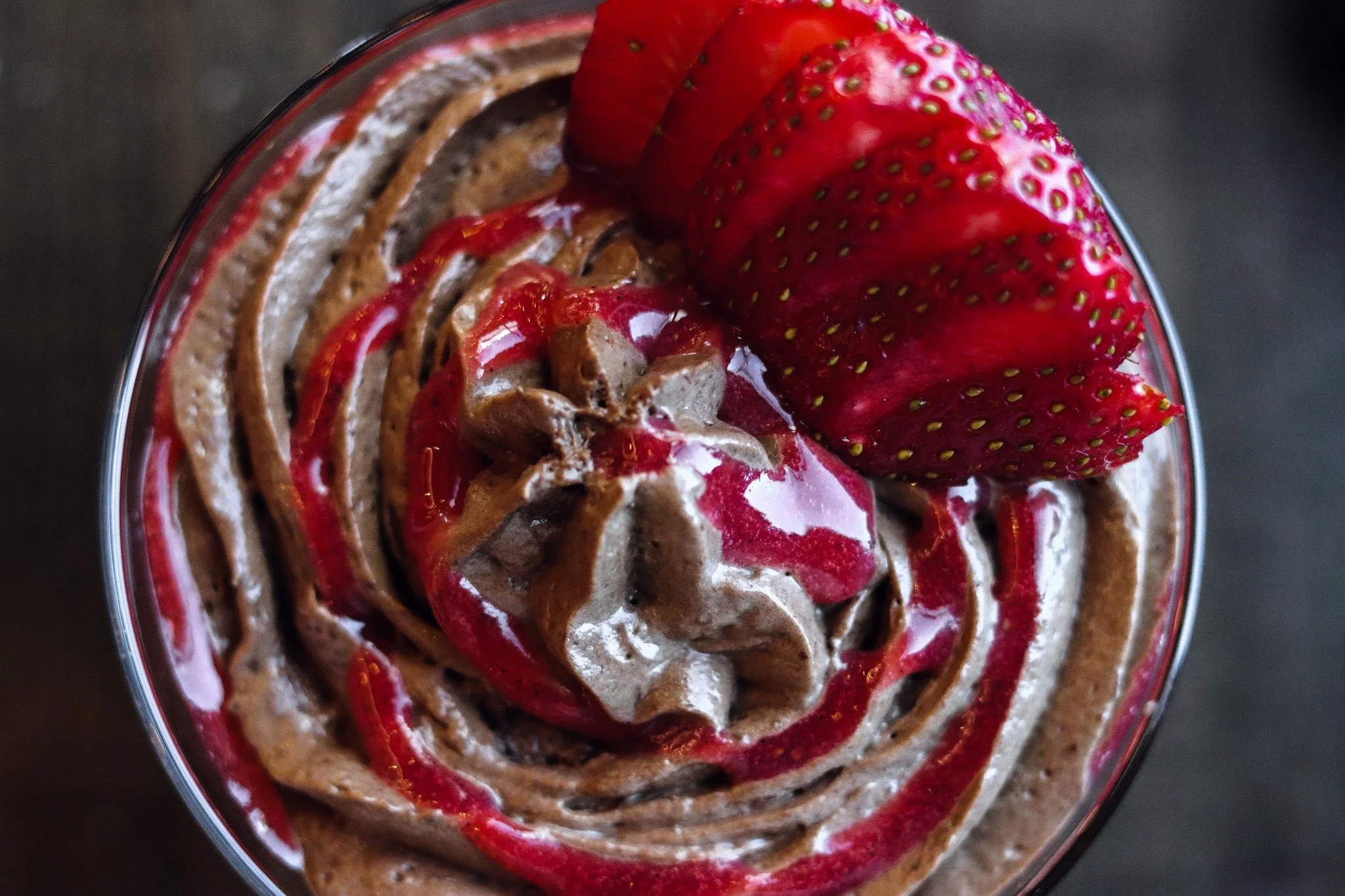 New to the Menu! 
 Indulge in your new obsession!  Introducing our latest creation that will satisfy your sweet tooth cravings! 
 This gluten-free treat is a masterclass in textures, with rich, decadent, and airy chocolate mousse paired with a sweet 