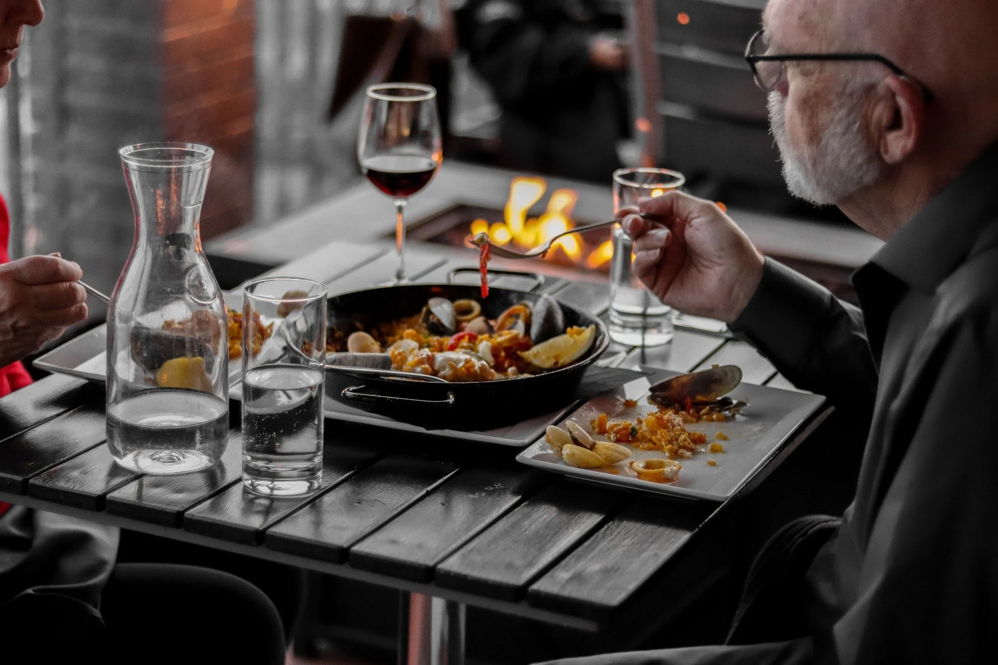 We are one week away from Paella Day! We've got Spanish wines, tapas, and Chef Hugo's Paella from 12pm-9pm! Complimentary sangria is available during lunch with a paella purchase! (12-3pm)
Be sure to make a reservation and join us! 
Make a reservatio