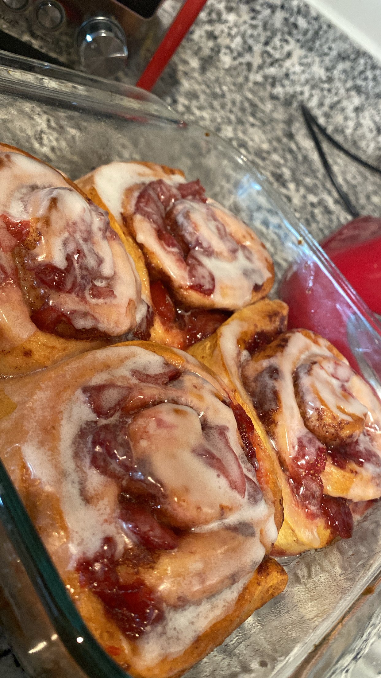 Strawberry Cinnamon Roll