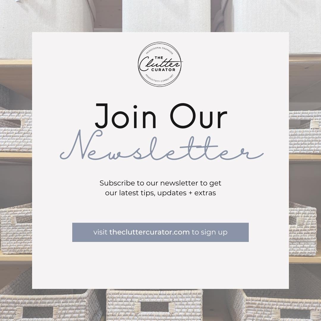 Subscribe to our monthly email newsletter for exclusive organizing tips, expert advice, and inspiration delivered straight to your inbox! 📧✨ Stay ahead of clutter and transform your space effortlessly. Join our community today! 

#OrganizeWithEase #