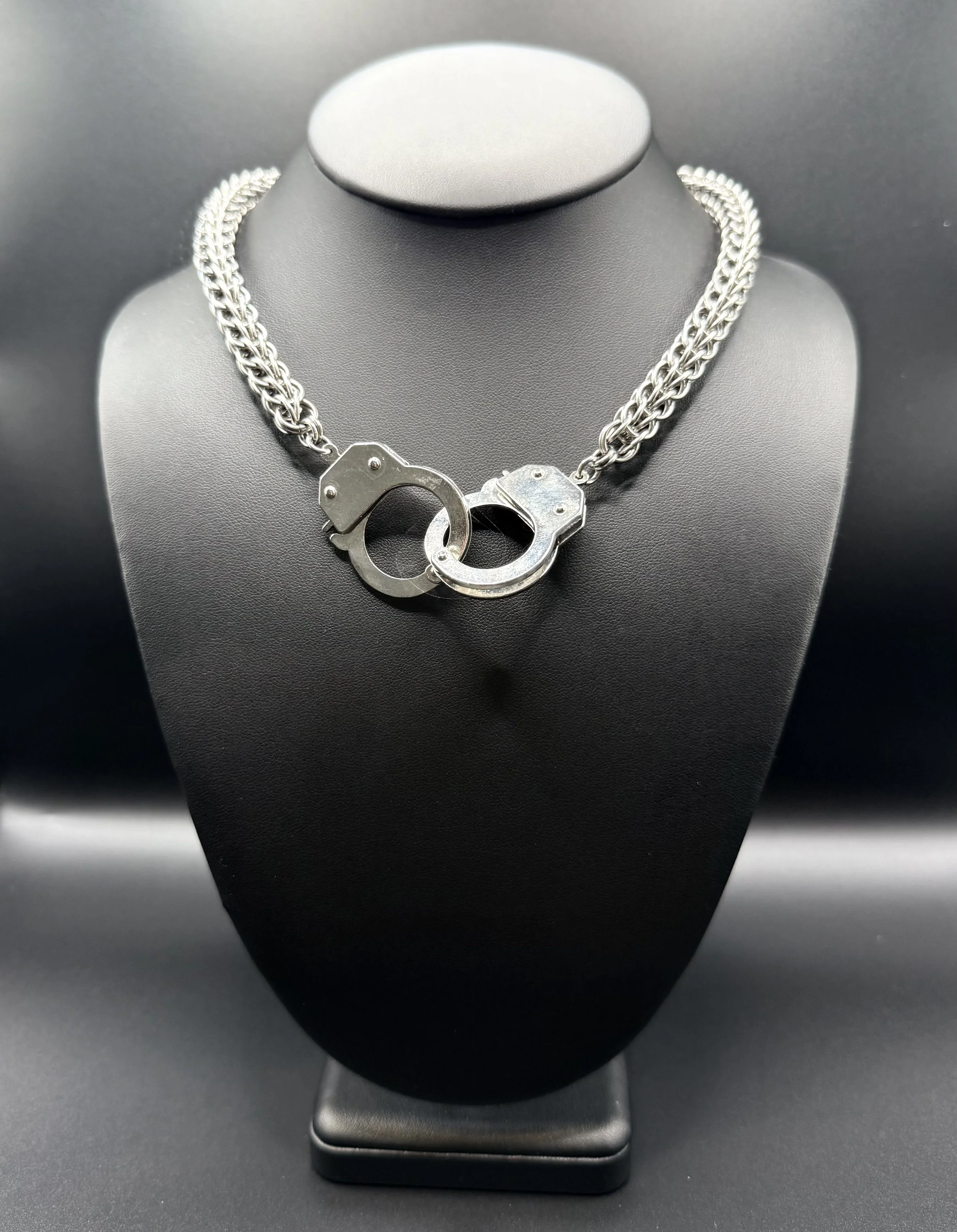 Stainless Steel Handcuff Necklace