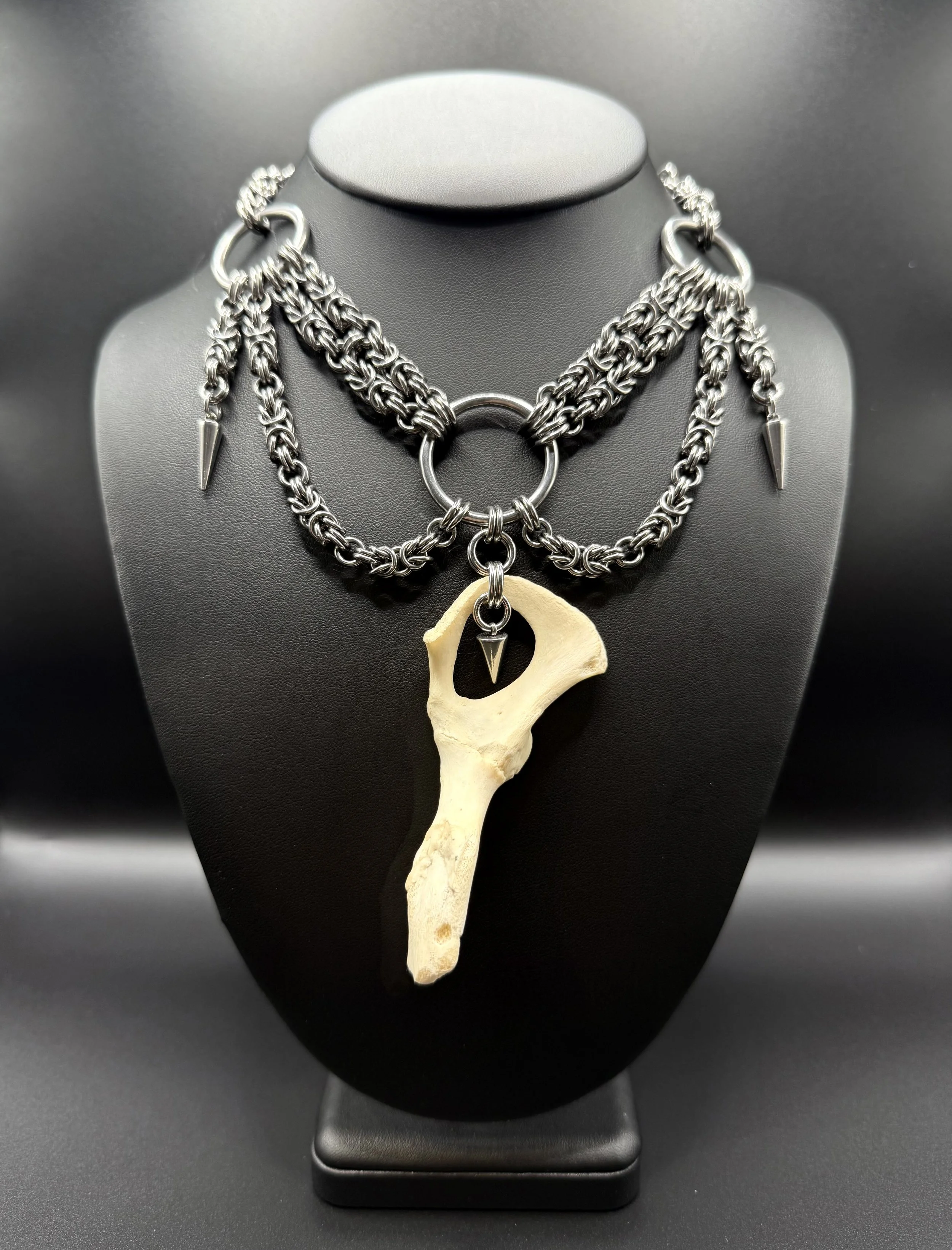 Raccoon Bone Necklace