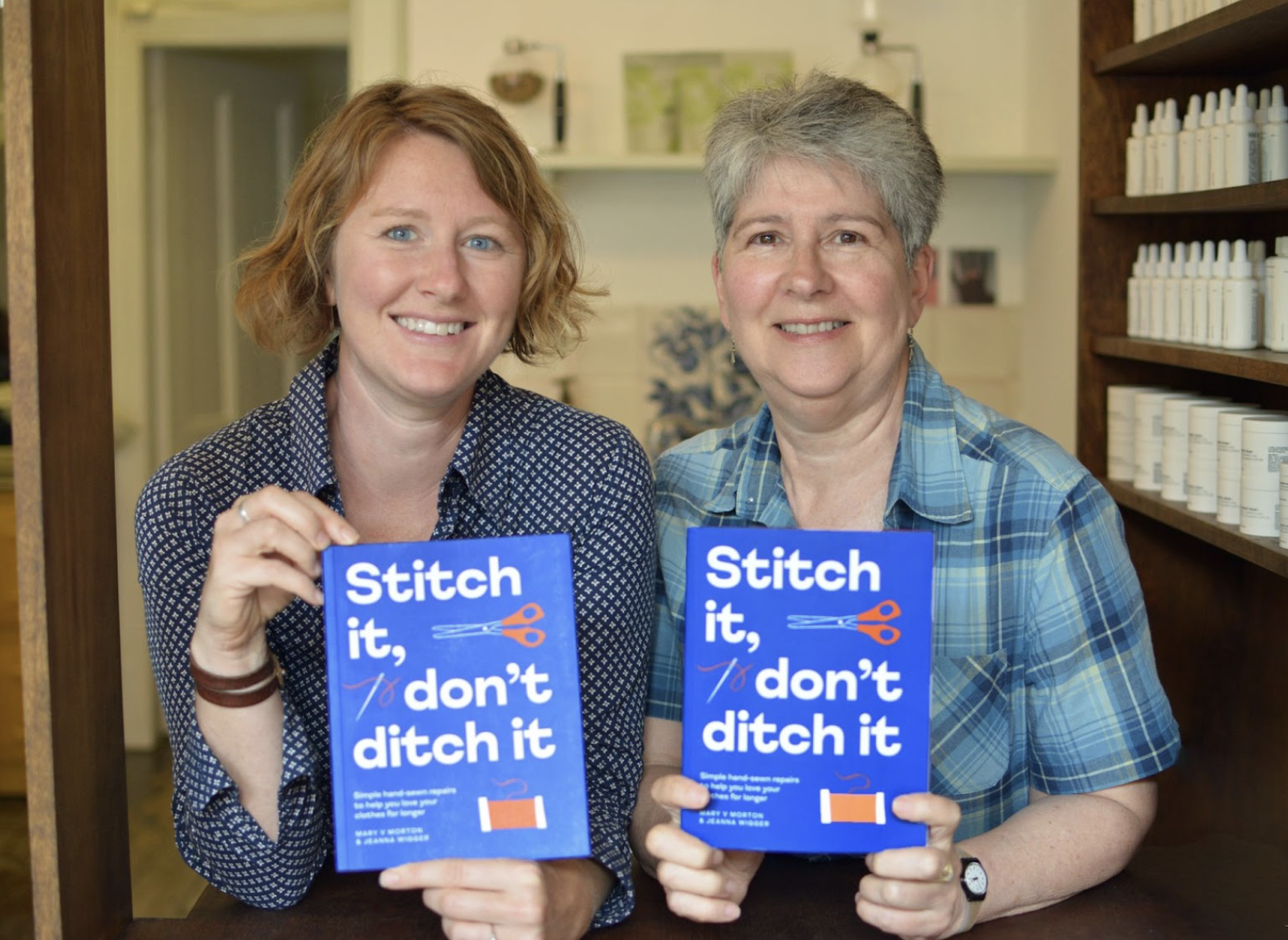 'Stitch it: Don't Ditch it' workshop & book event