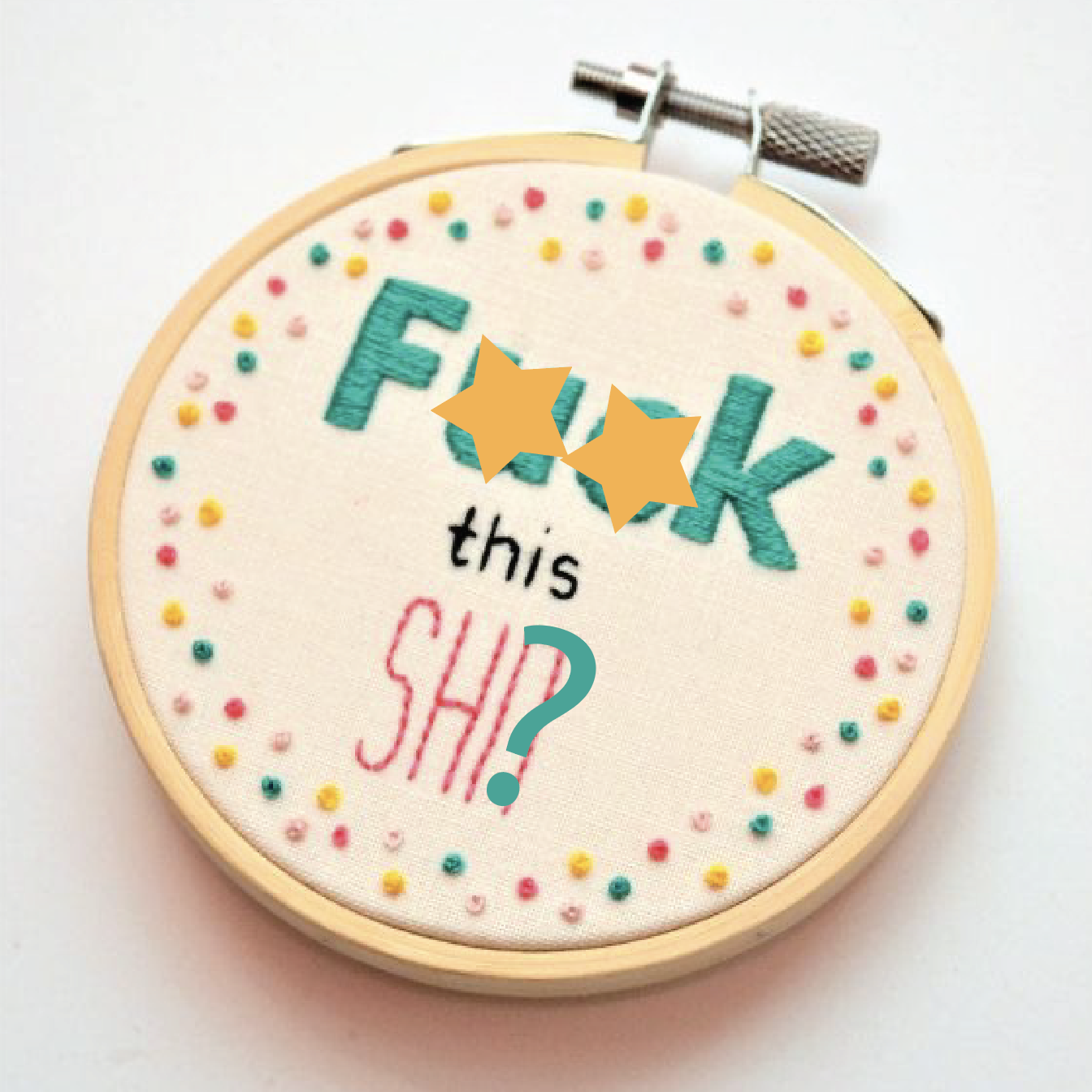 Sweary Stitching Session