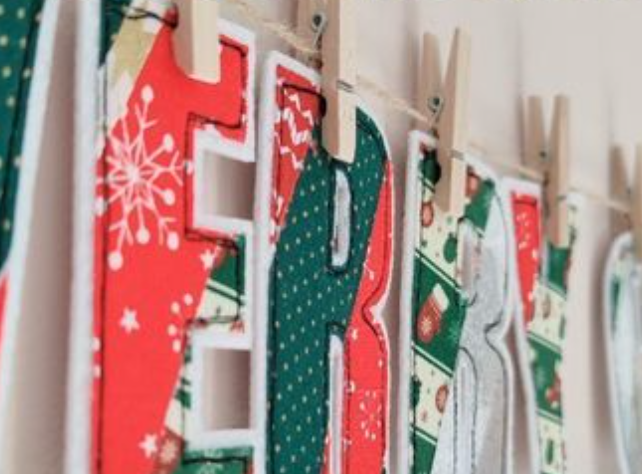 Scrappy Christmas Banner