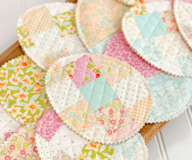 Easy Easter patchwork placemats