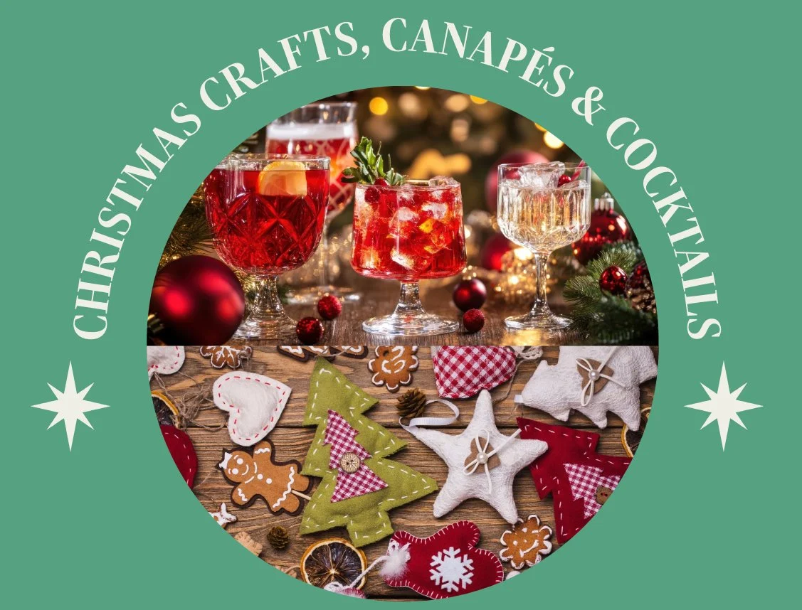 NEW: Christmas Crafts, canapés & cocktail night!