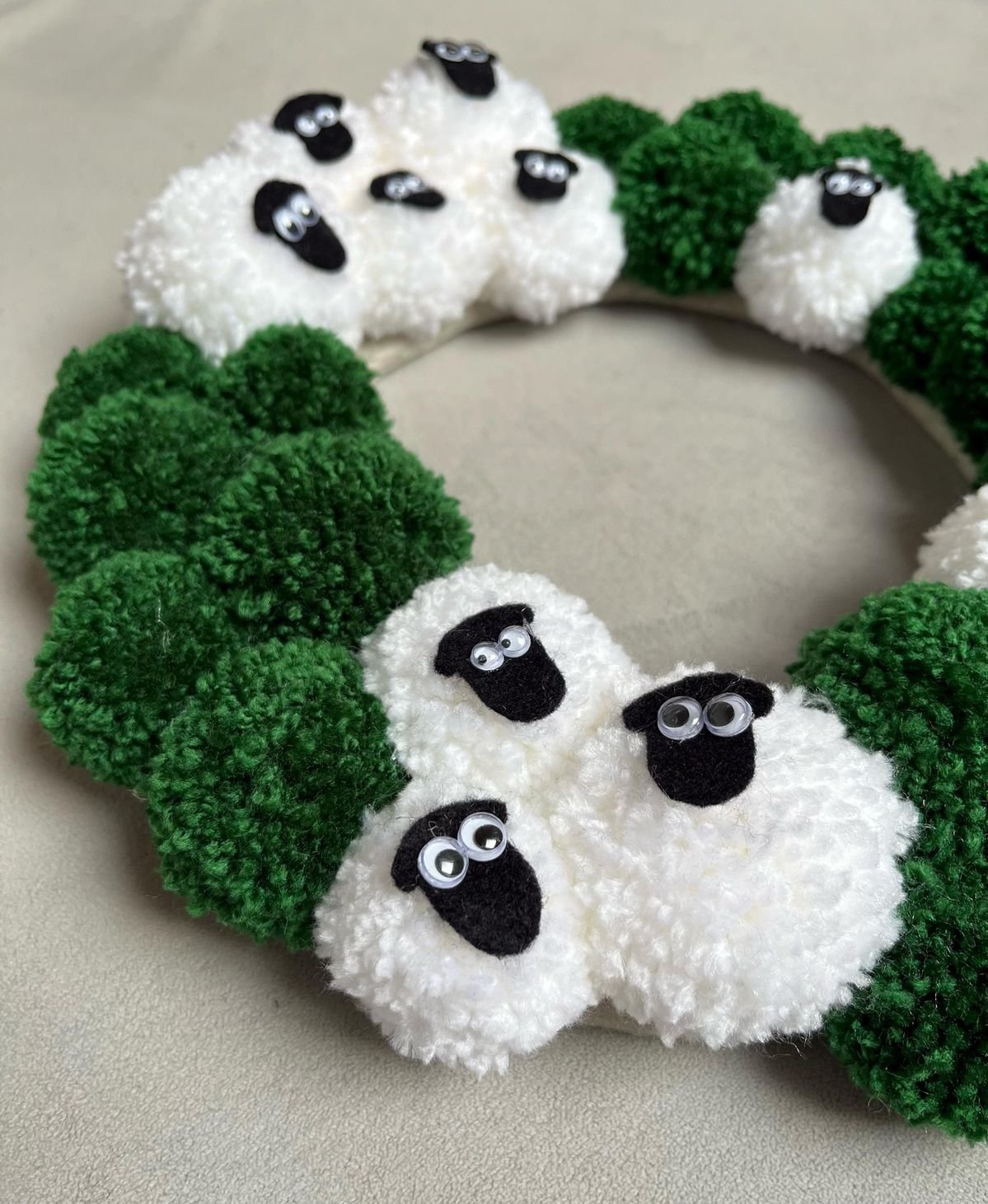 Easter Holiday Club Langholm - Lamb pompom wreaths (Age 8-16)
