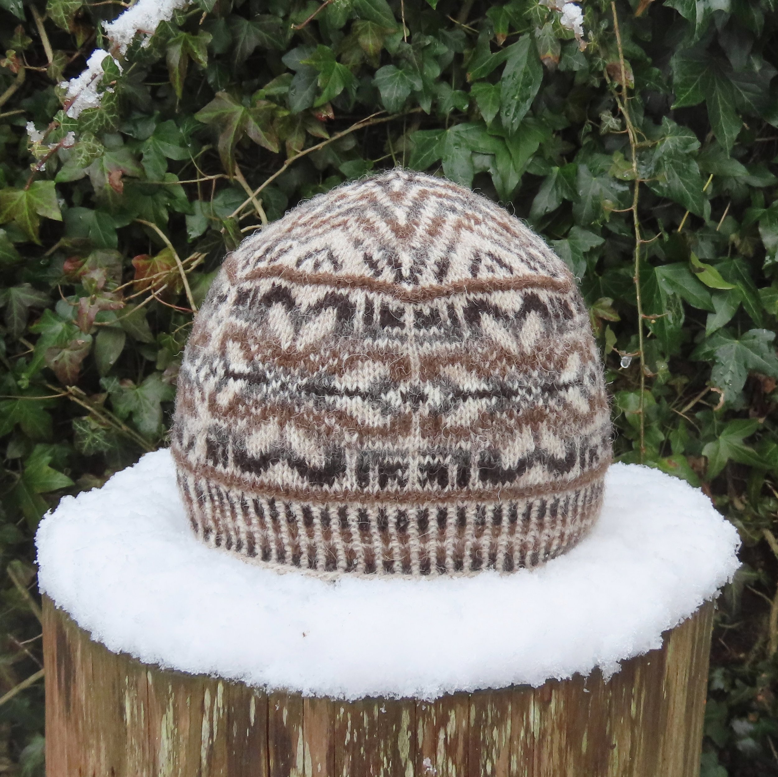 Fair Isle Knitted Hat with Helen Houston