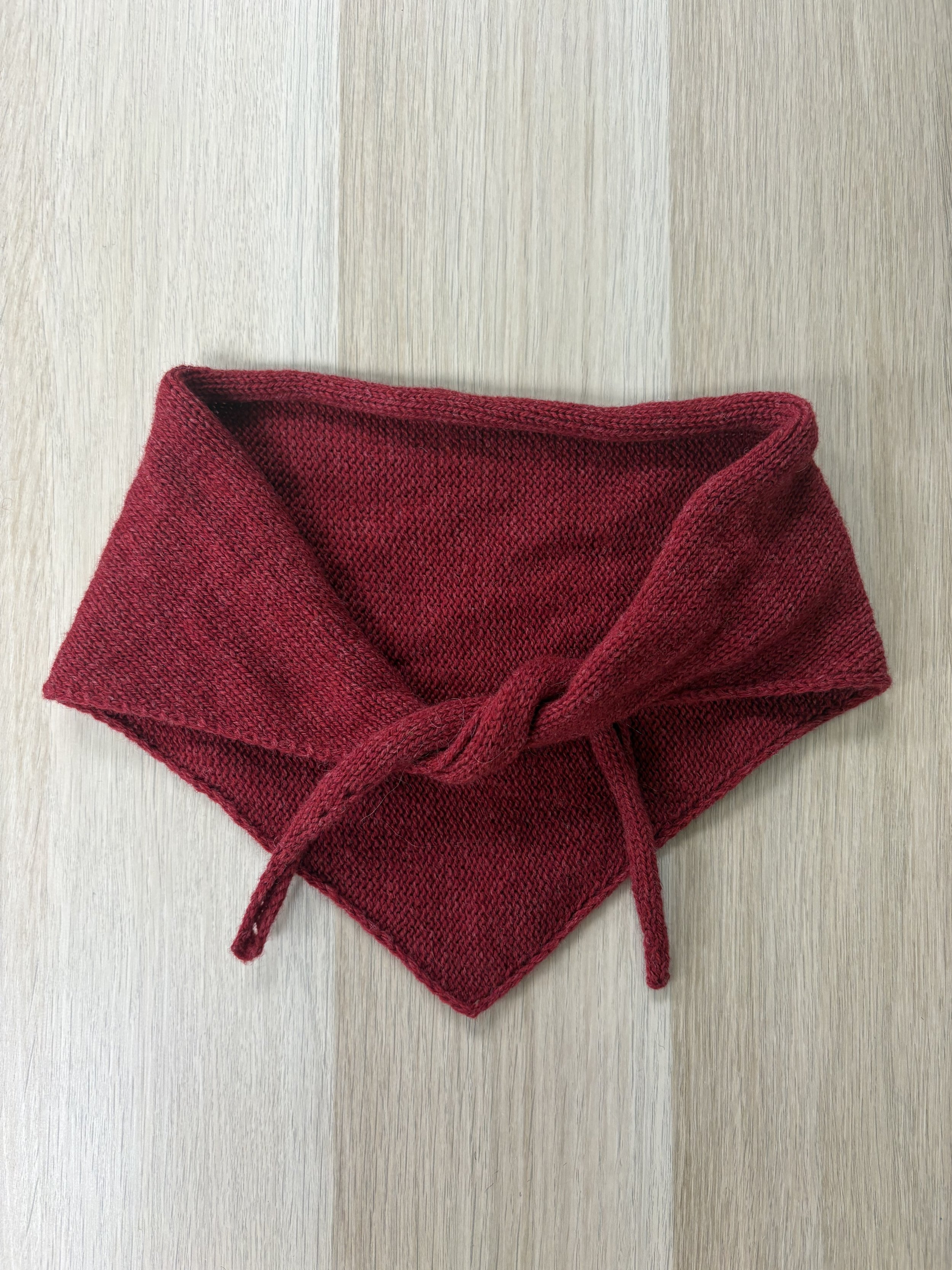 Triangle Scarf - Machine Knitting