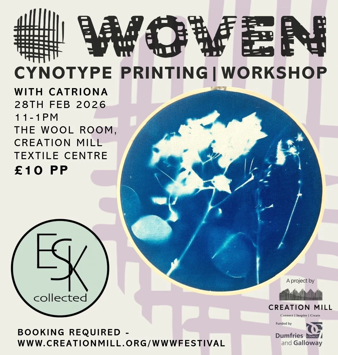 Cynotype Printing with Catriona