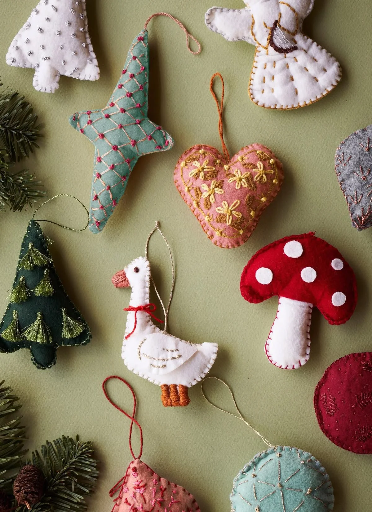 Felt Christmas Ornaments