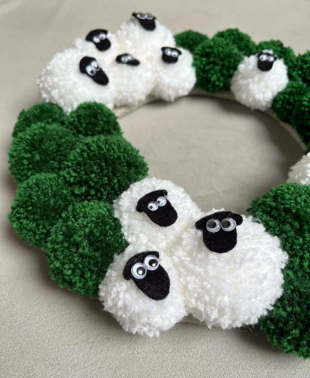 Easter Holiday Club Langholm - Lamb pompom wreaths (Age 8-16)