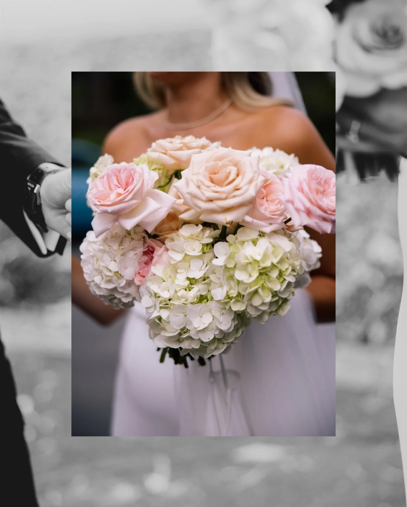 The bouquet of your dreams if your vibe is soft &amp; timeless romance 👆🏻✨💕

Fluffy
Luscious 
Textural
Made up of only the good flowers (who doesn&rsquo;t love hydrangea 🤤)

But, it&rsquo;s not actually about specific flowers. 
It&rsquo;s about c