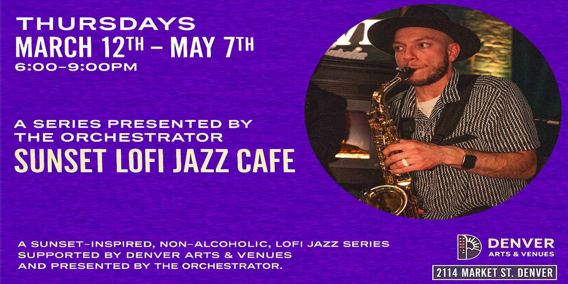 April 23rd Sunset Lofi Jazz Cafe at The Shop at MATTER