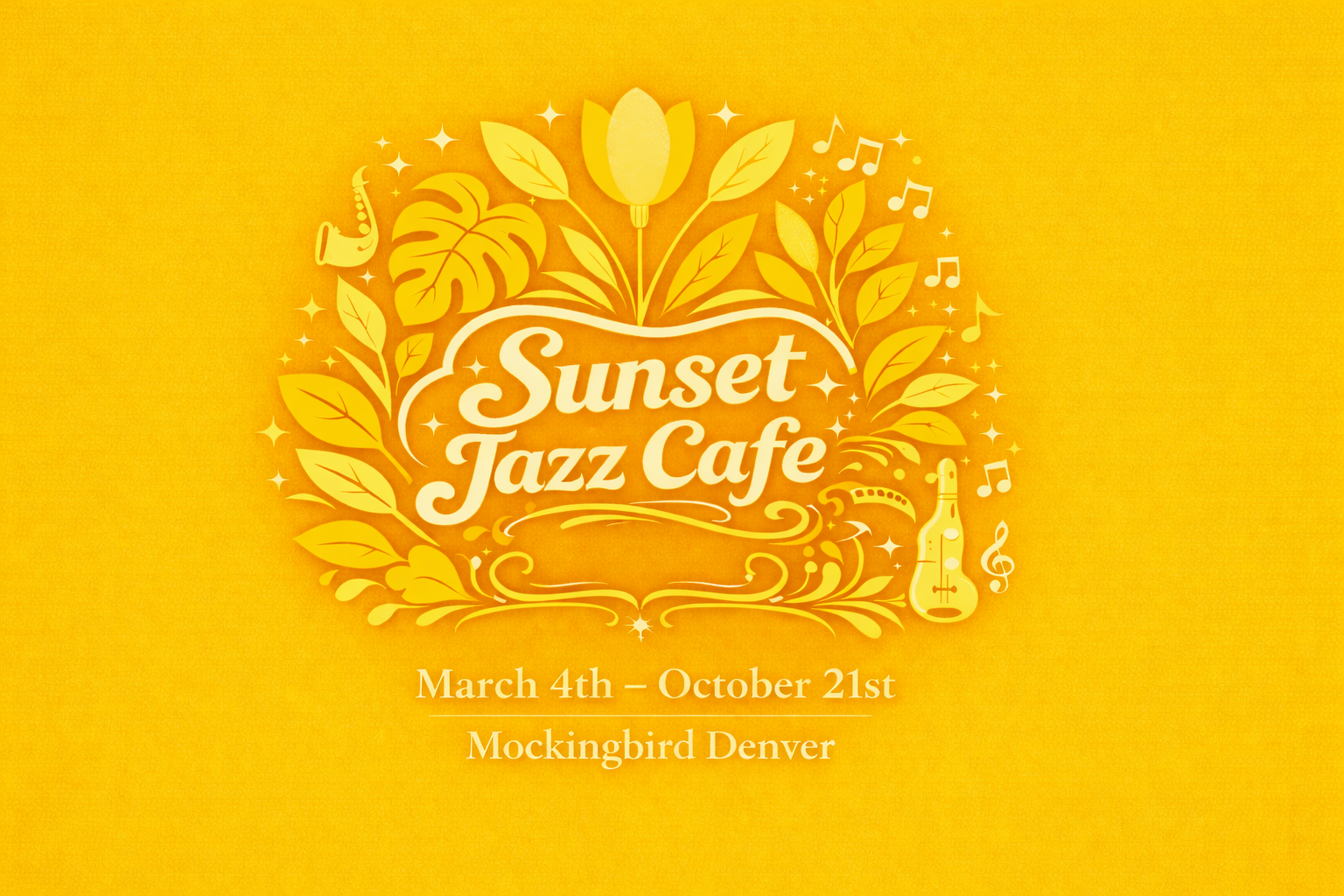 July 29th The Orchestrator's Sunset Jazz Café