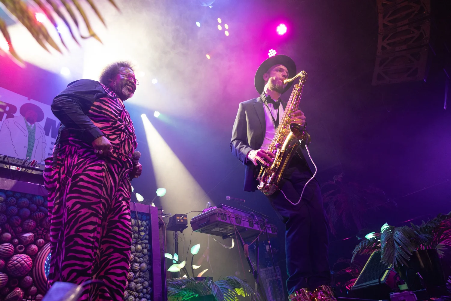 The Orchestrator performing at Summit Music Hall with Afroman