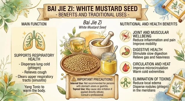 Bai Ji Zi - White mustard seed