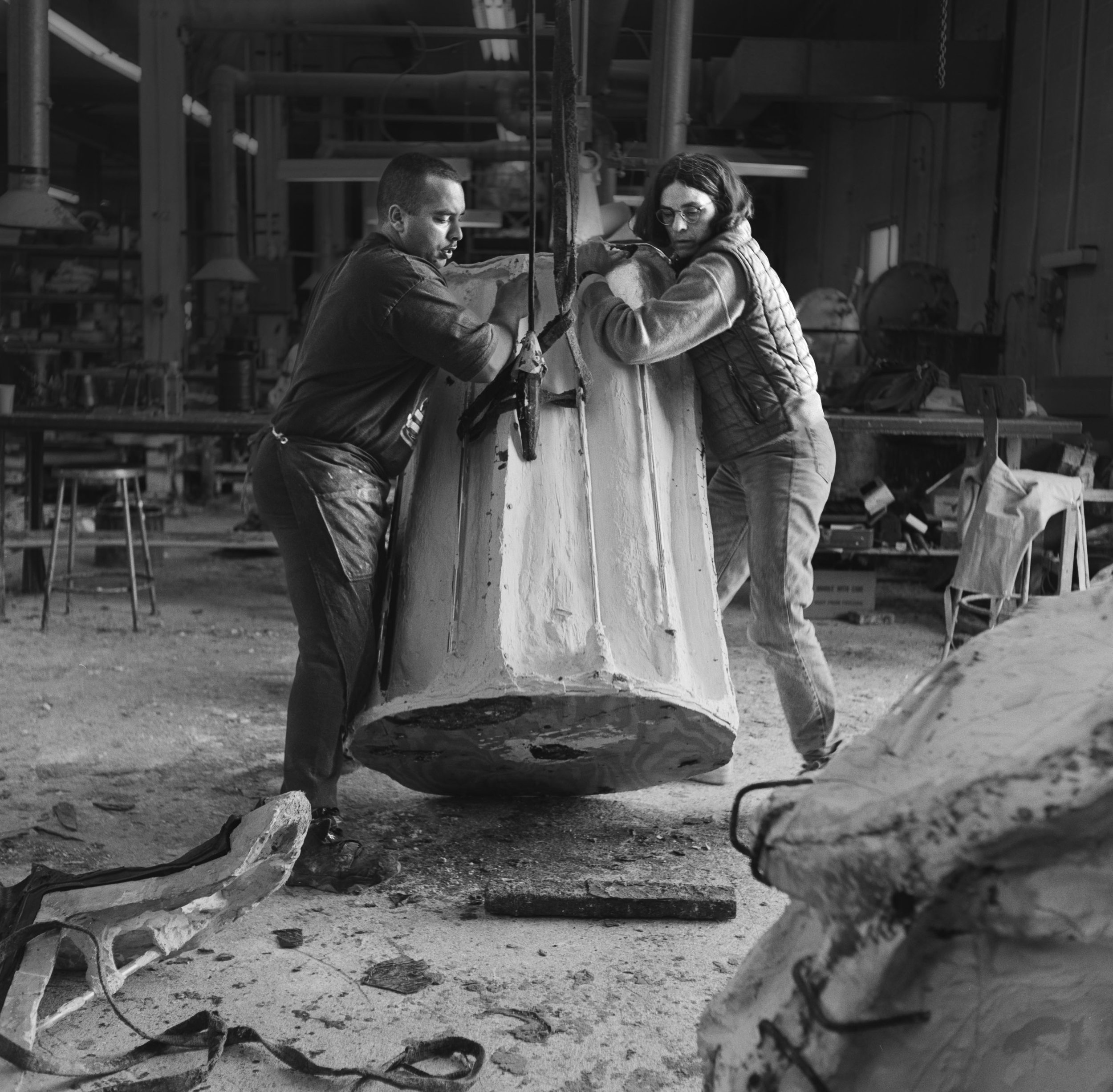 at Tallix Foundry in Beacon, New York