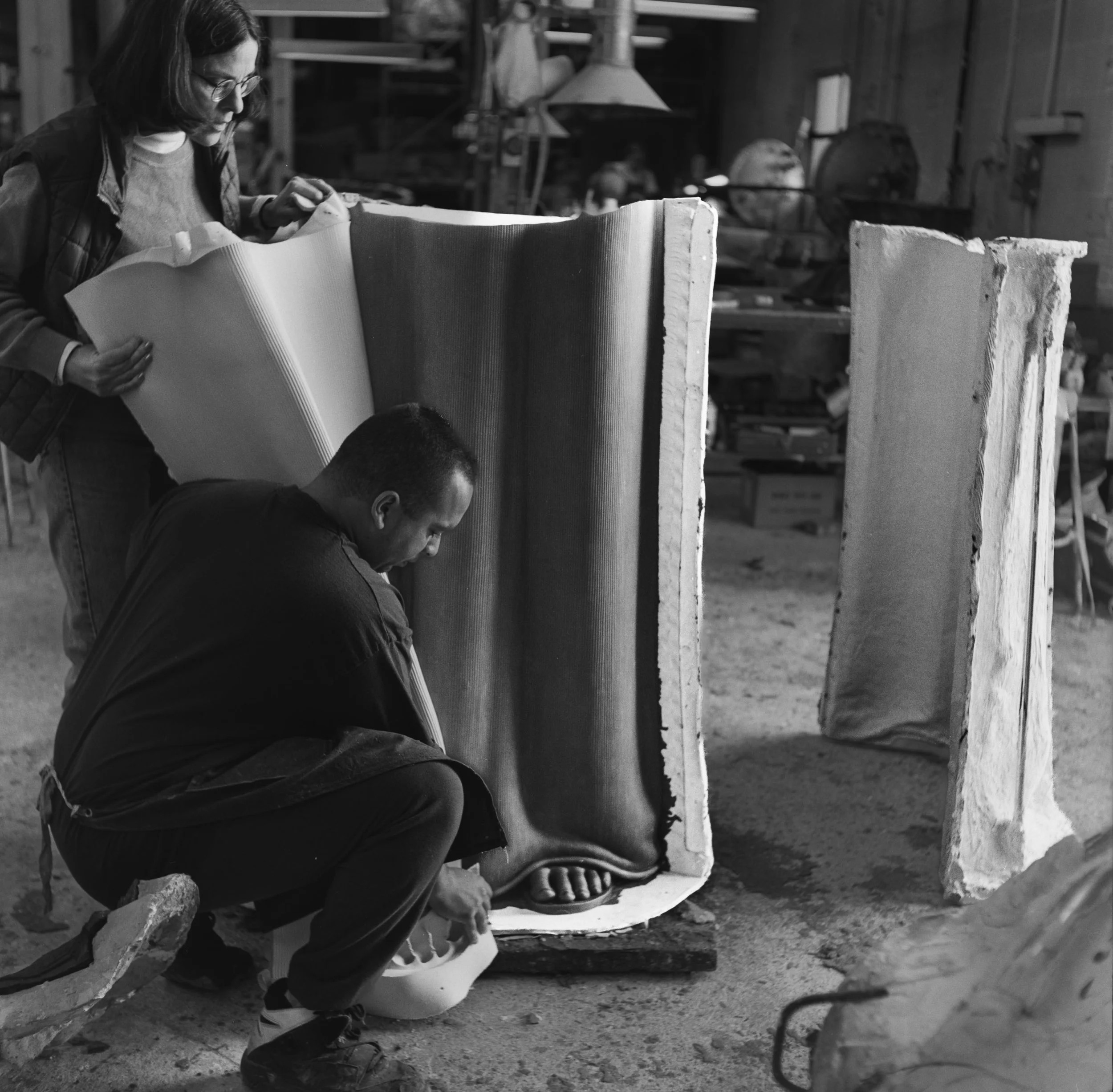 at Tallix Foundry in Beacon, New York