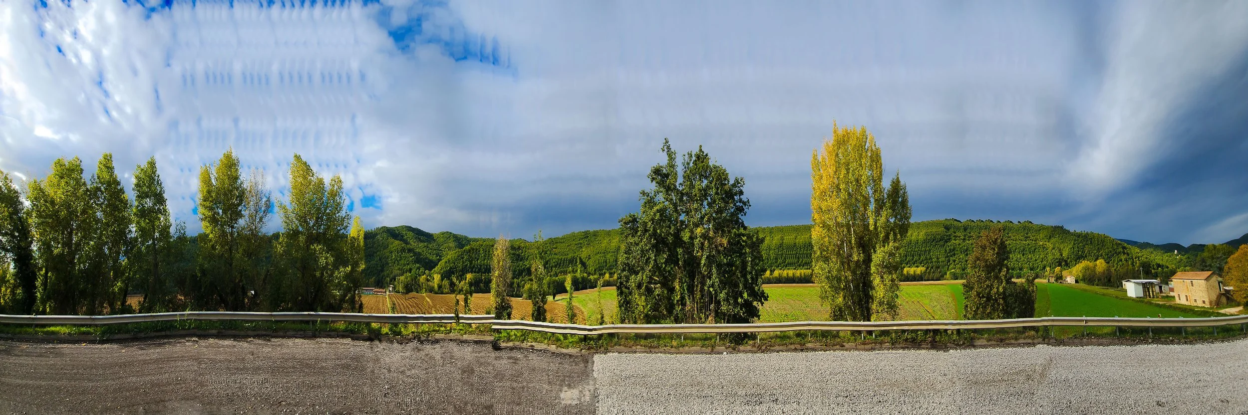 Umbria from a mini-bus