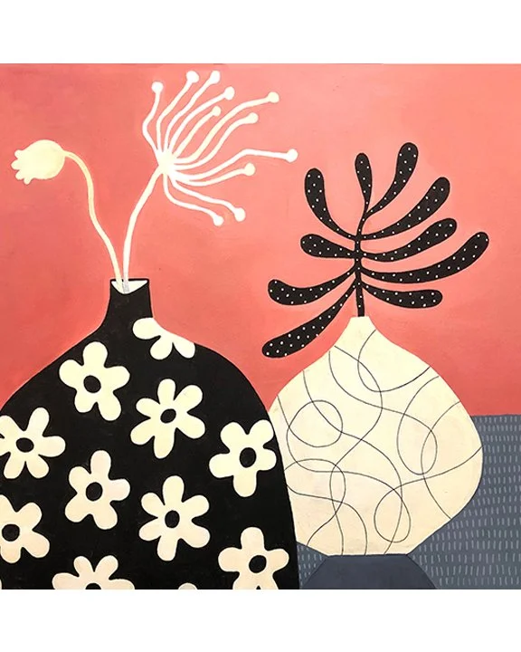 The Odd Couple 24" x 30 Acrylic on canvas
