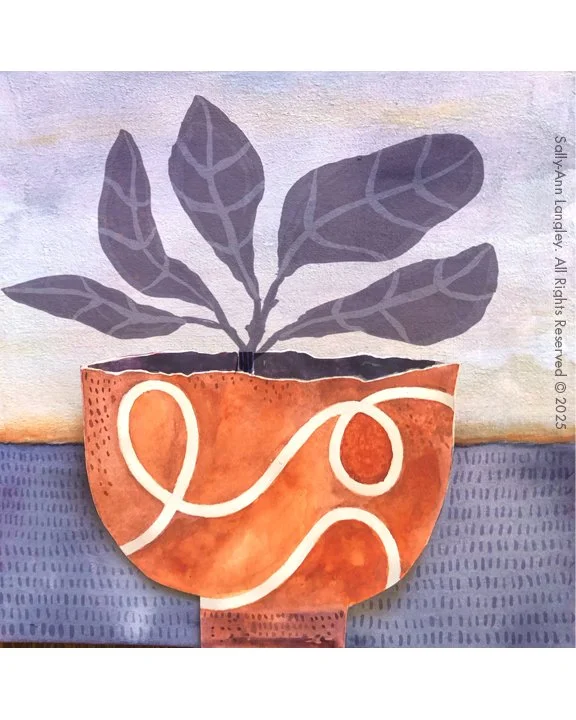 Twisty Bowl 12' x 12' Acrylic 