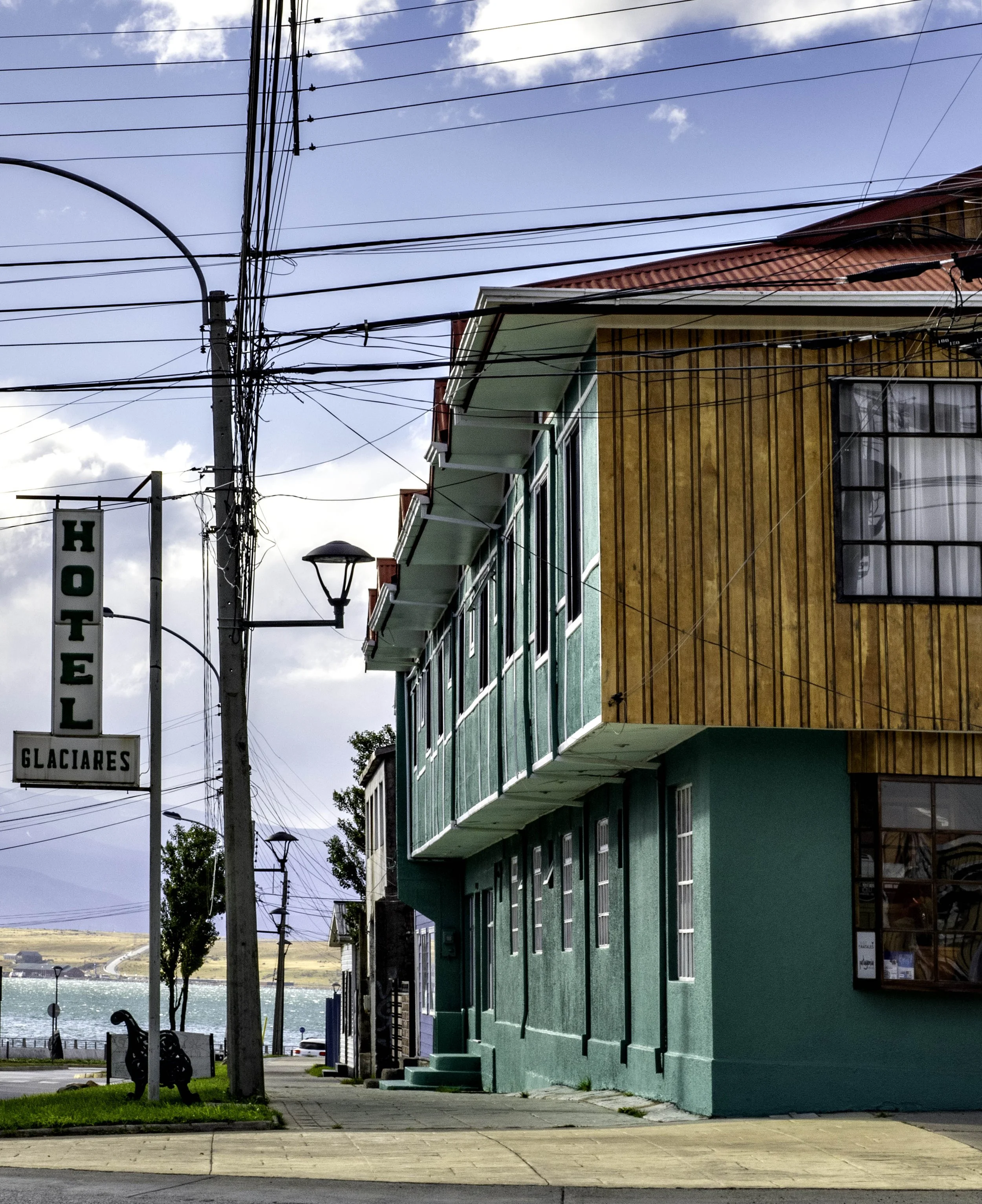 Chile • Puerto Natales • Hotel in green • Mar 27, 2024