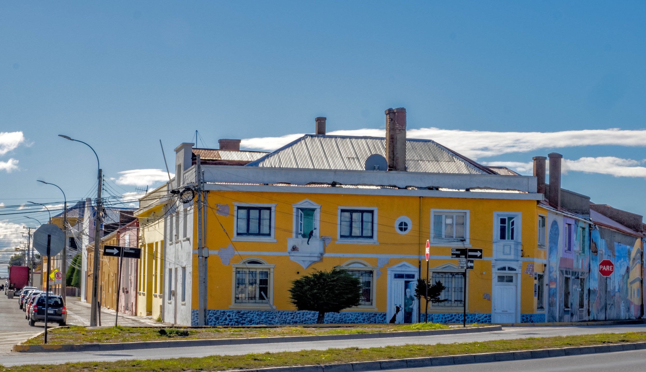 Chile • Punta Arenas • House on the corner near the sea • Mar 26, 2024