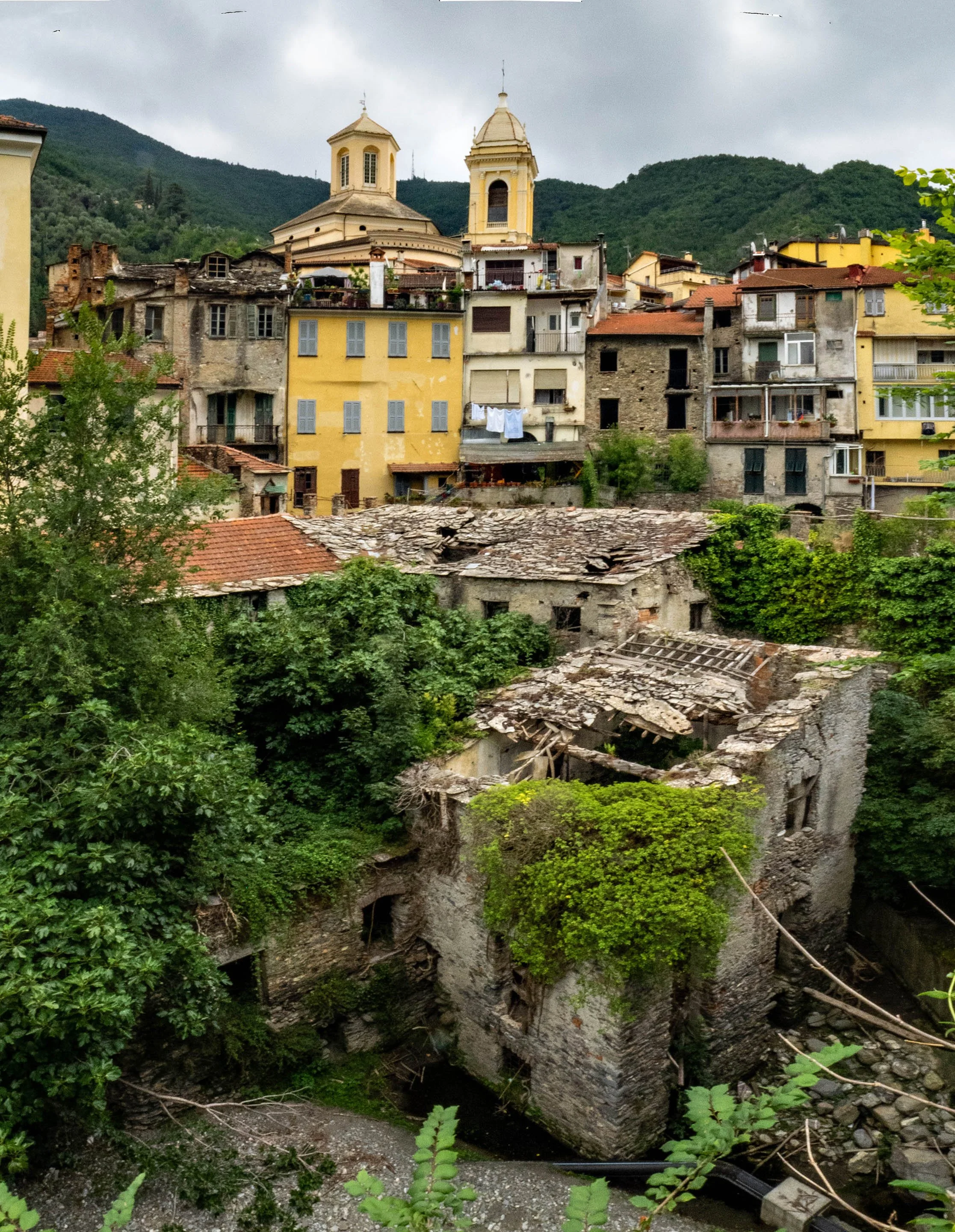 Italy • Pieve di Teco • Village mill in the river • Aug 2021