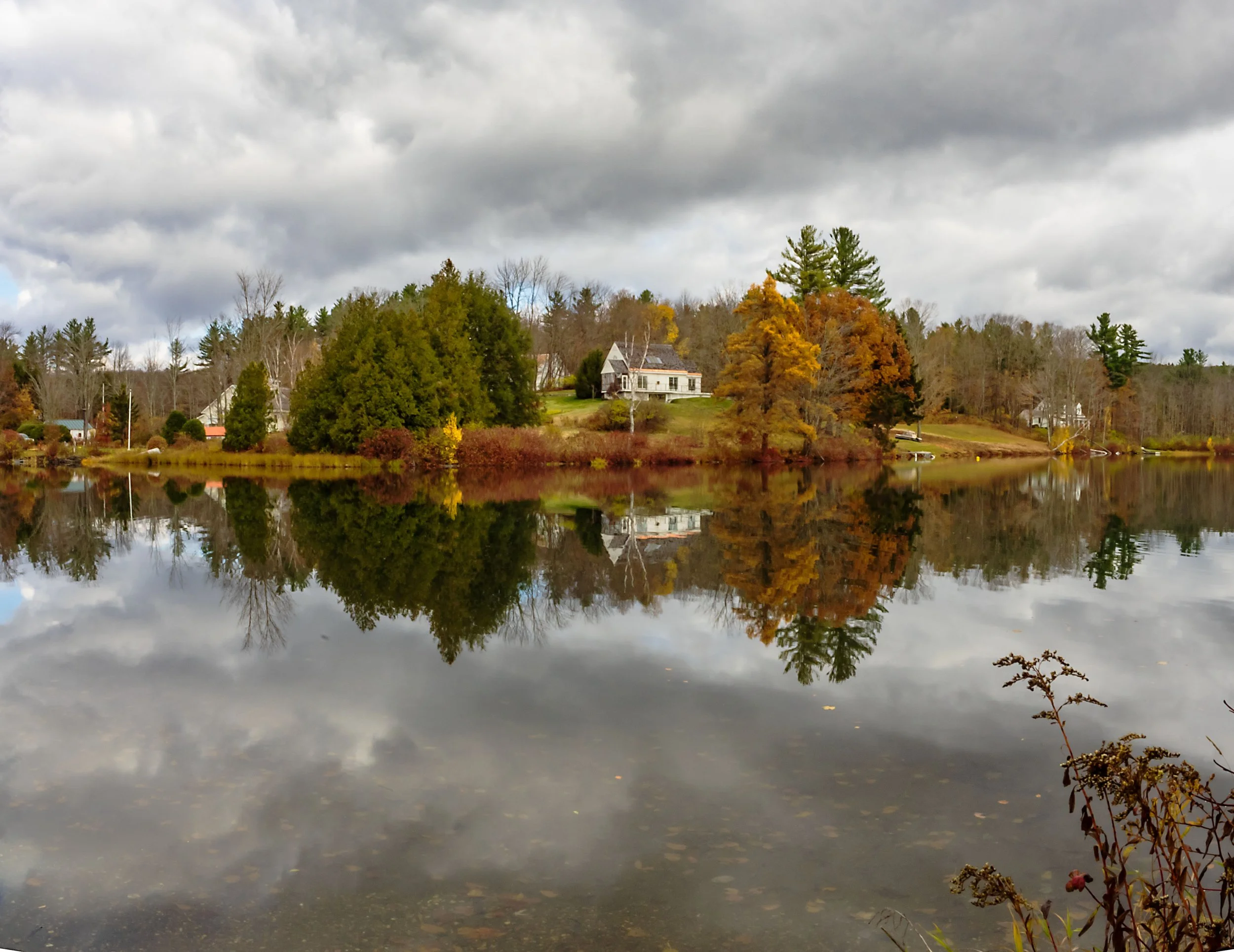 Vermont • Barnard • Lake Barnard reflection • Oct 2019