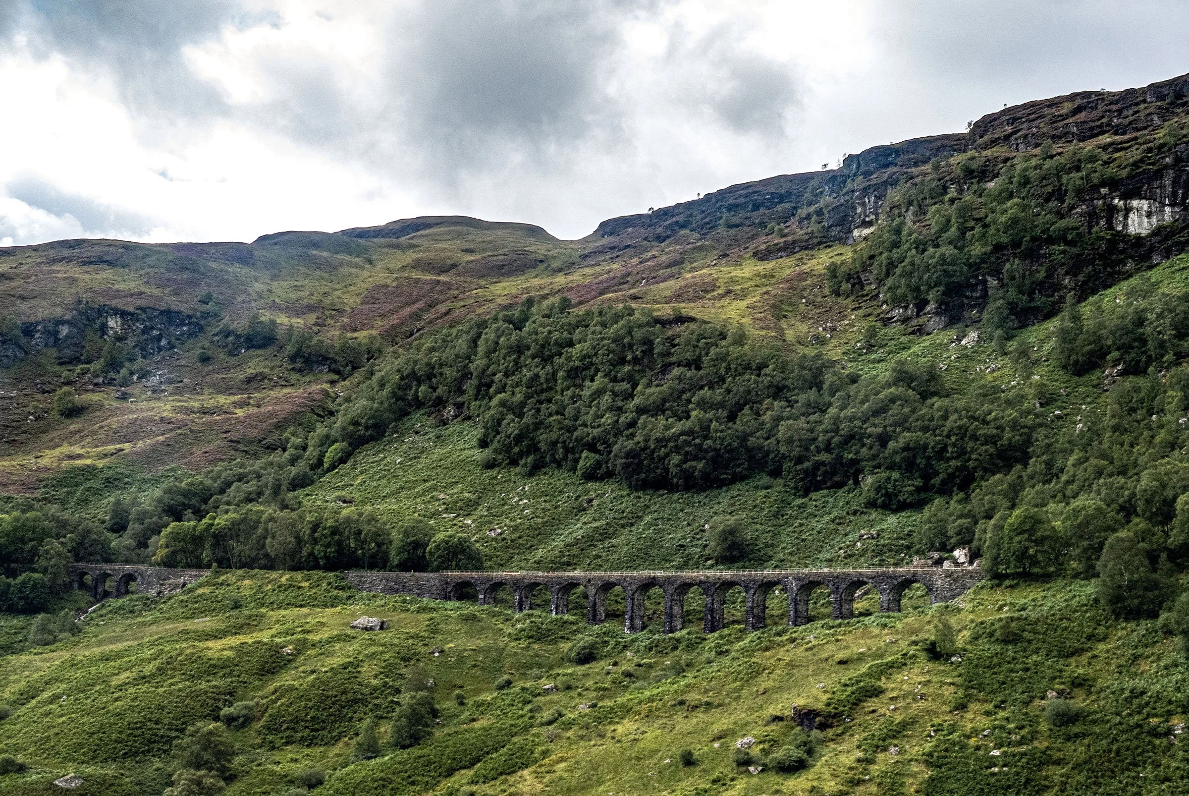 Scotland • Highlands • Railroad viaduct on the road from Stirling to Glencoe • Aug 9, 2025